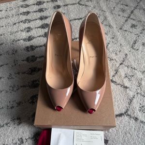 Christian Louboutin Mini Peep Tors heels - 100mm - size 39